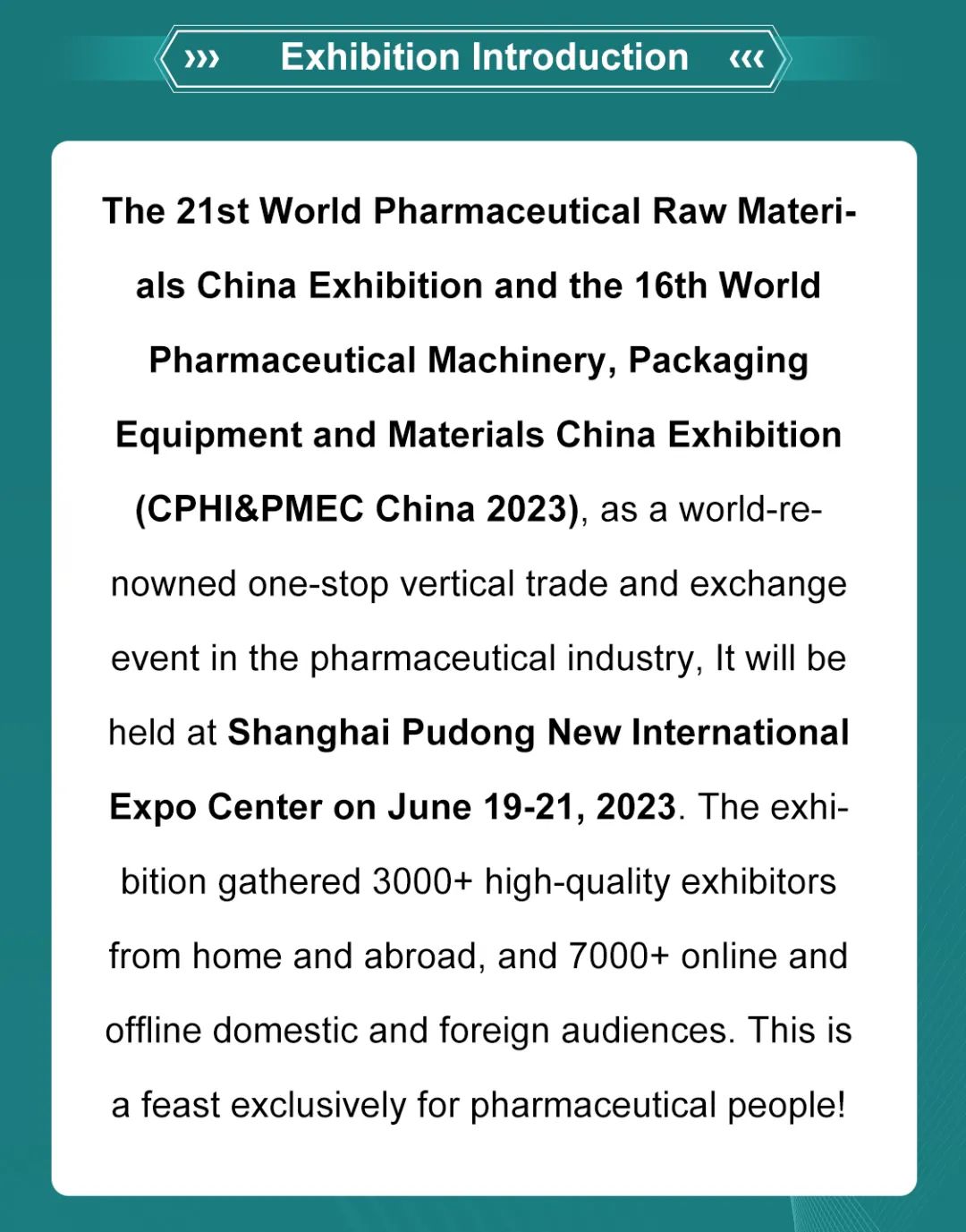 Jhenten Machinery  invites you to CPHI & PMEC China 2023！(圖3)